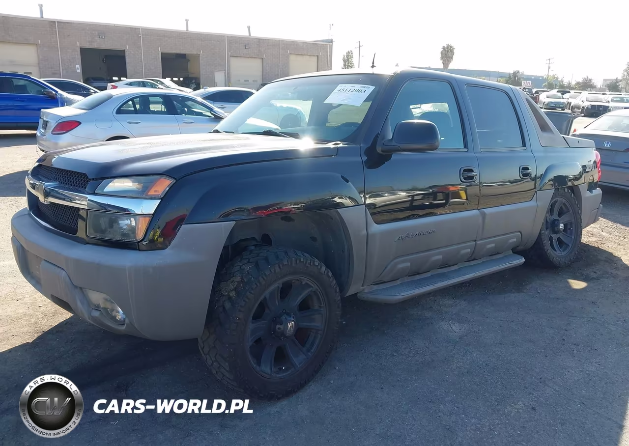 2002 Chevrolet Avalanche 1500 VIN:3GNEK13T52G186684 - 2