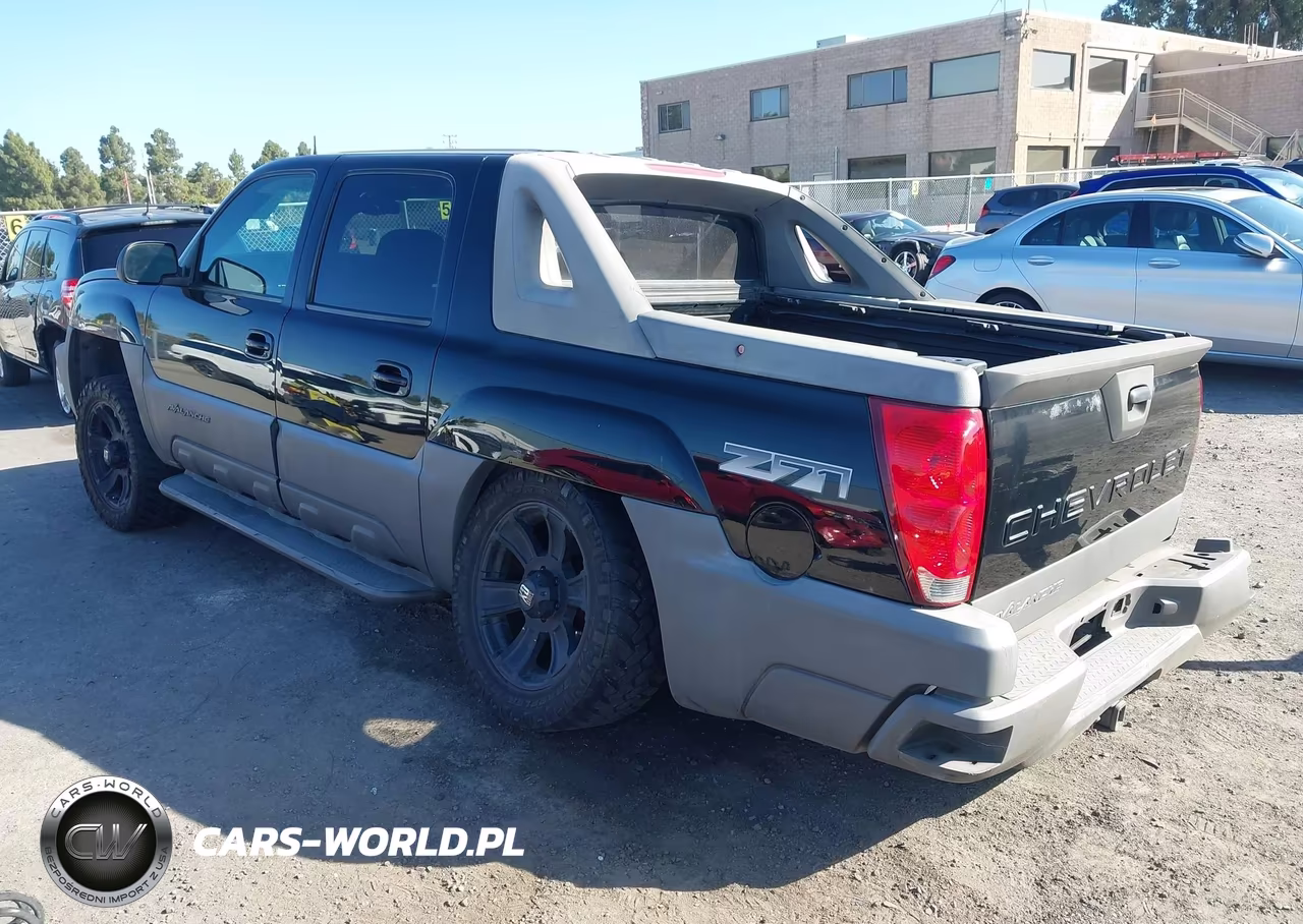 2002 Chevrolet Avalanche 1500 VIN:3GNEK13T52G186684 - 3