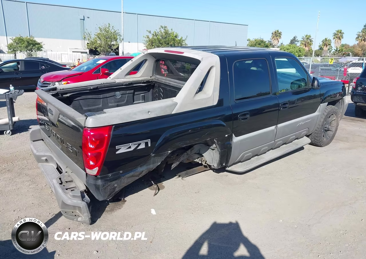 2002 Chevrolet Avalanche 1500 VIN:3GNEK13T52G186684 - 4