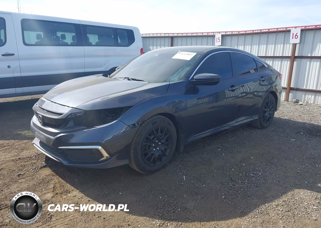2019 Honda Civic Lx VIN:19XFC2F65KE000045 - 2