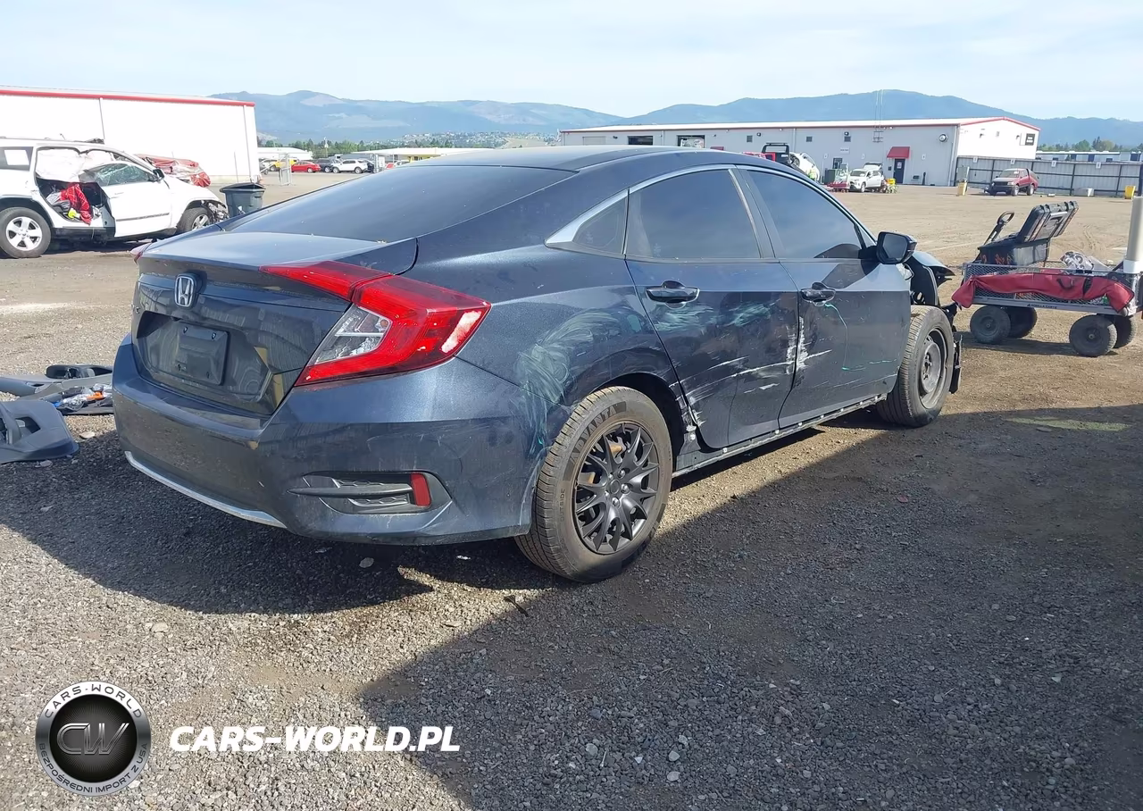 2019 Honda Civic Lx VIN:19XFC2F65KE000045 - 4