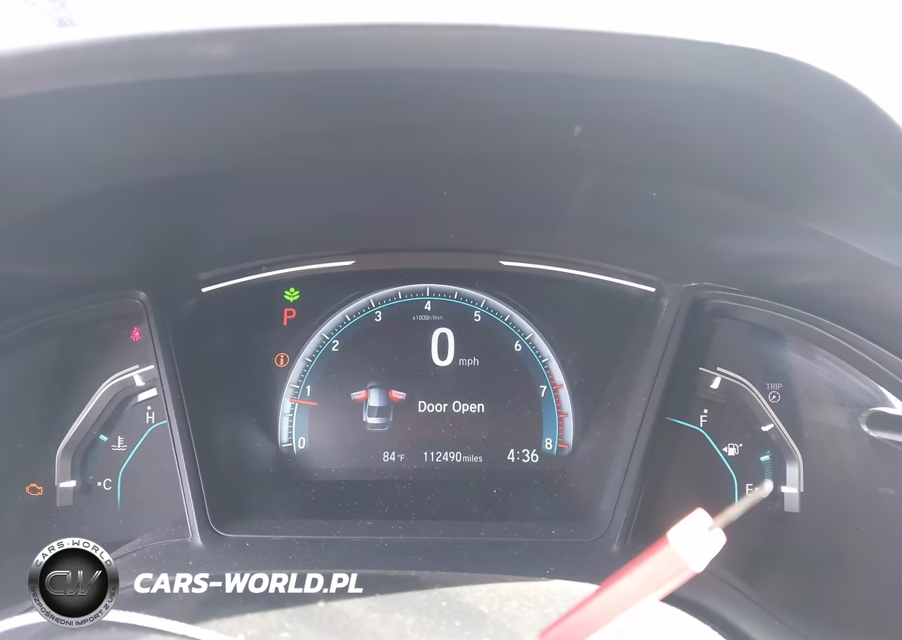 2019 Honda Civic Lx VIN:19XFC2F65KE000045 - 7