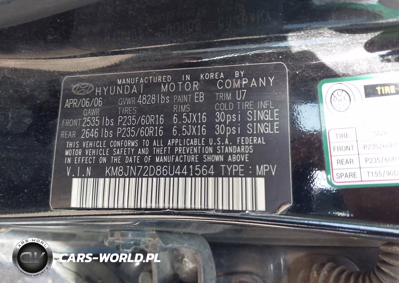 2006 Hyundai Tucson Gls-Limited VIN:KM8JN72D86U441564 - 9