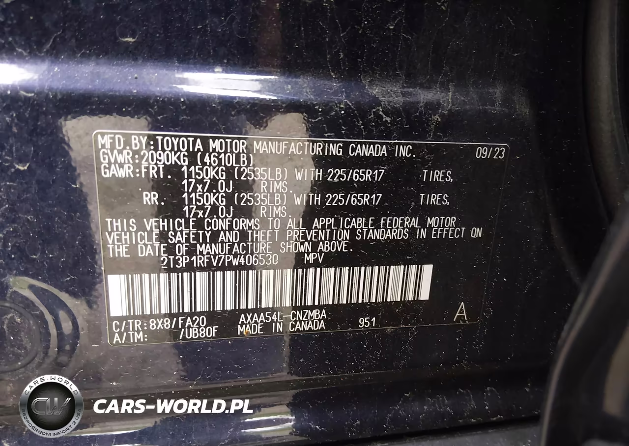 2023 Toyota Rav4 Xle VIN:2T3P1RFV7PW406530 - 9