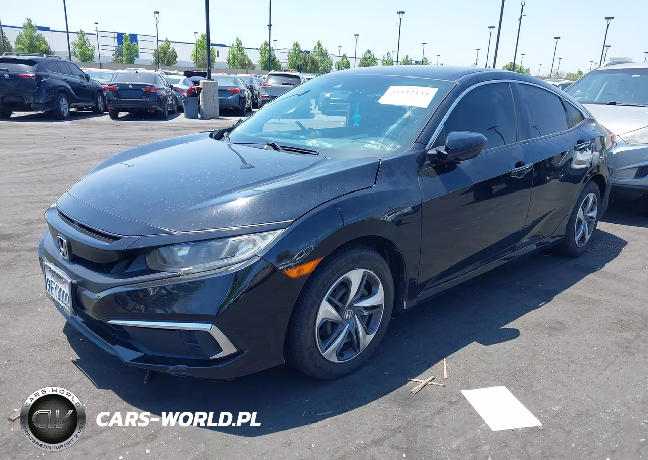 2019 Honda Civic Lx VIN:2HGFC2F62KH536621 - 2
