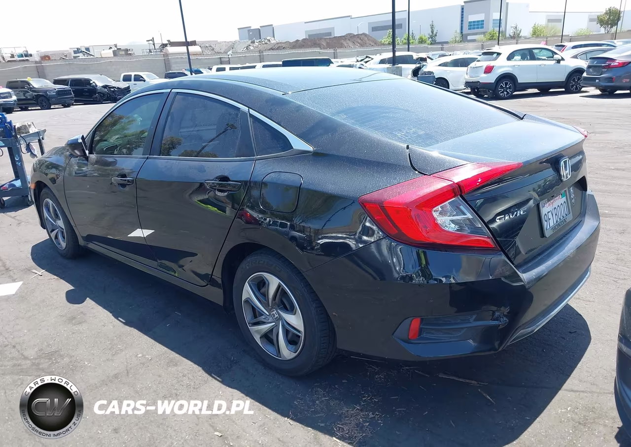 2019 Honda Civic Lx VIN:2HGFC2F62KH536621 - 3