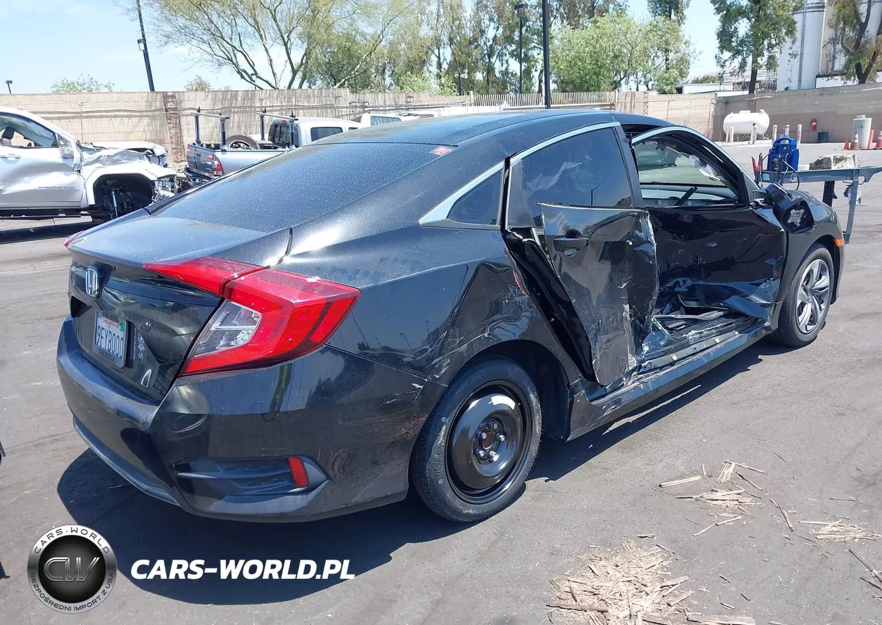 2019 Honda Civic Lx VIN:2HGFC2F62KH536621 - 4