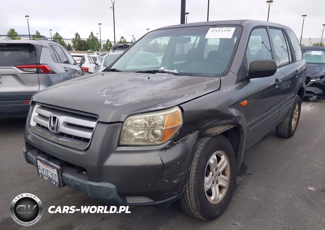 2007 Honda Pilot Lx VIN:2HKYF18157H504884 - 2