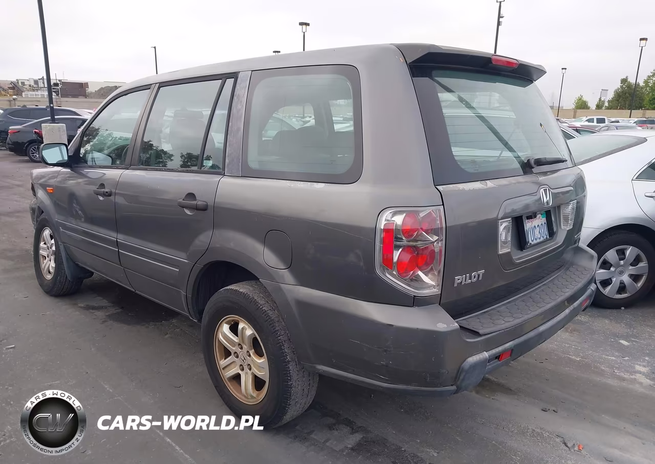 2007 Honda Pilot Lx VIN:2HKYF18157H504884 - 3