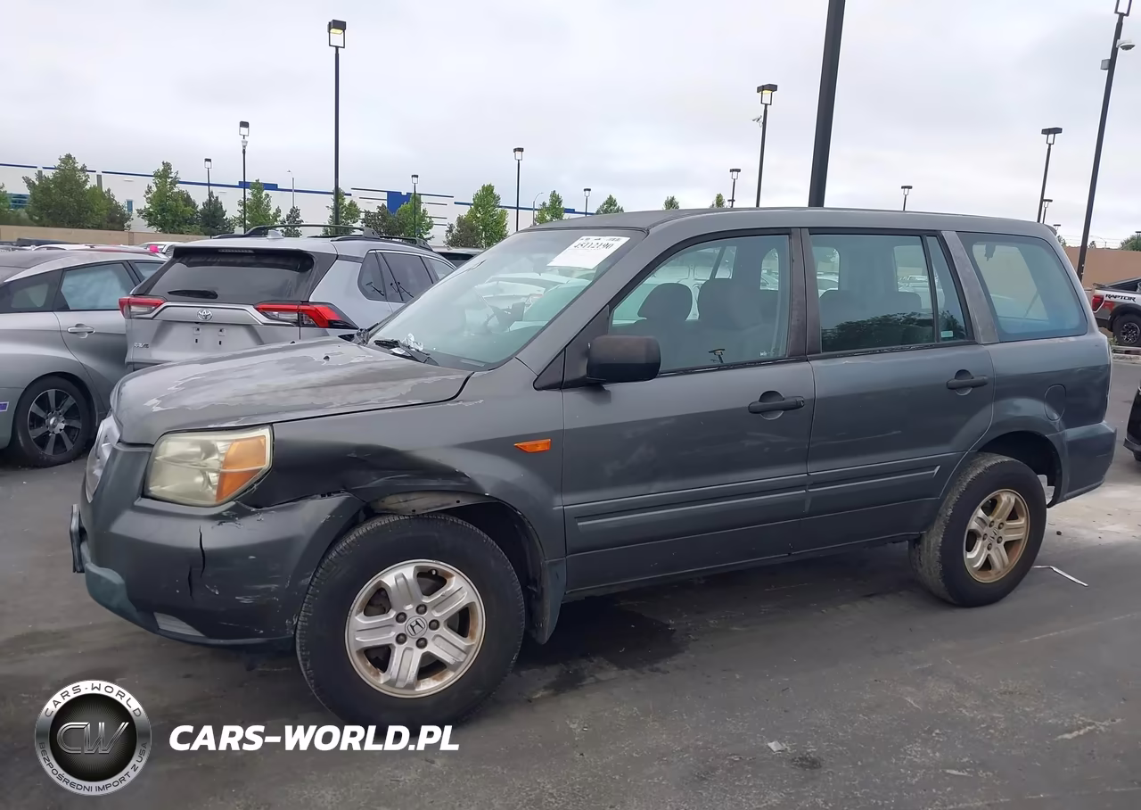 2007 Honda Pilot Lx VIN:2HKYF18157H504884 - 6