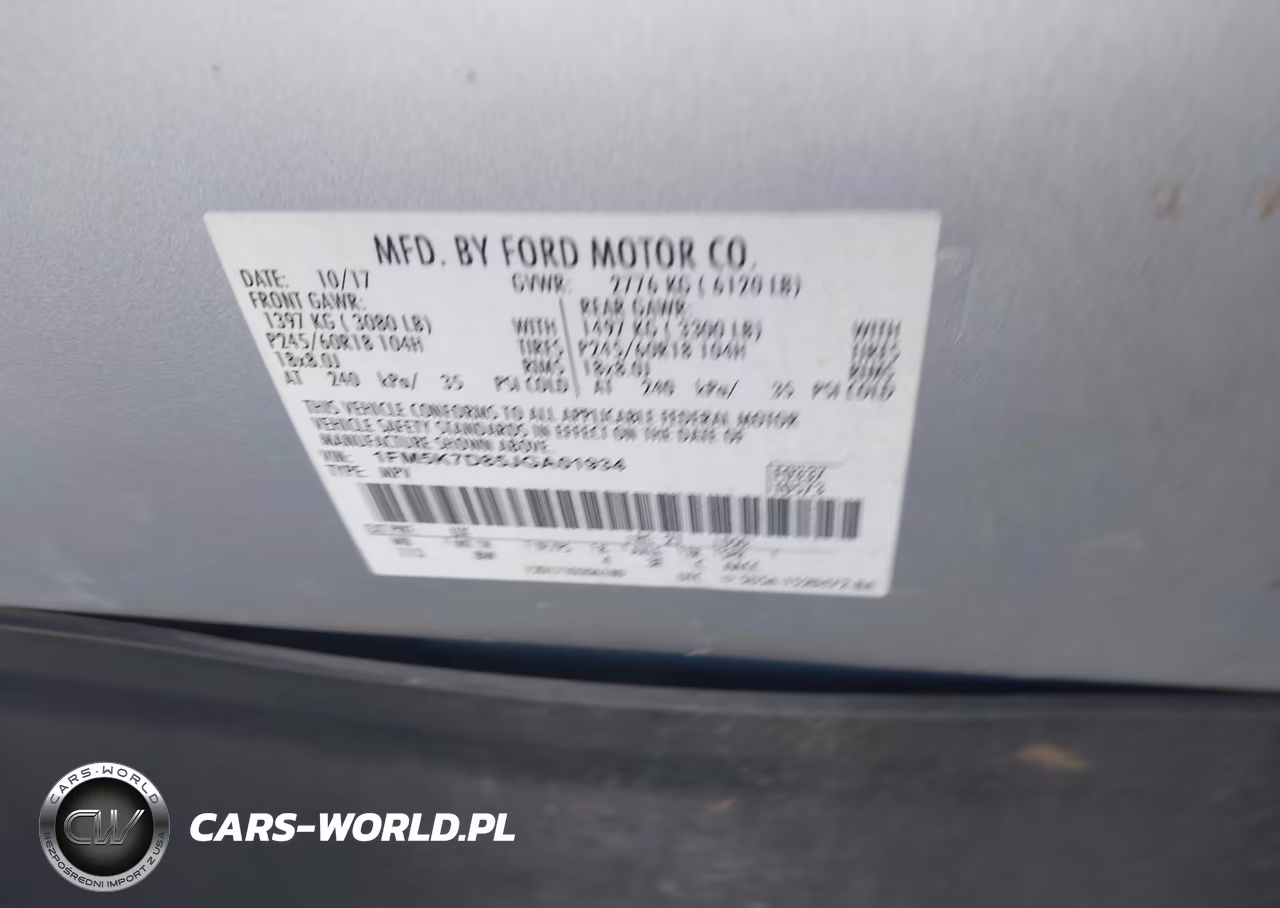 2018 Ford Explorer Xlt VIN:1FM5K7D85JGA01934 - 9