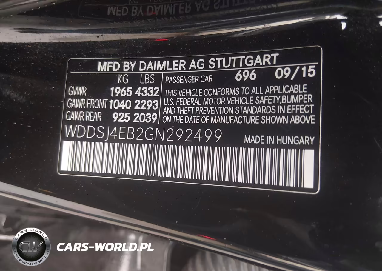 2016 Mercedes-Benz Cla 250 VIN:WDDSJ4EB2GN292499 - 9