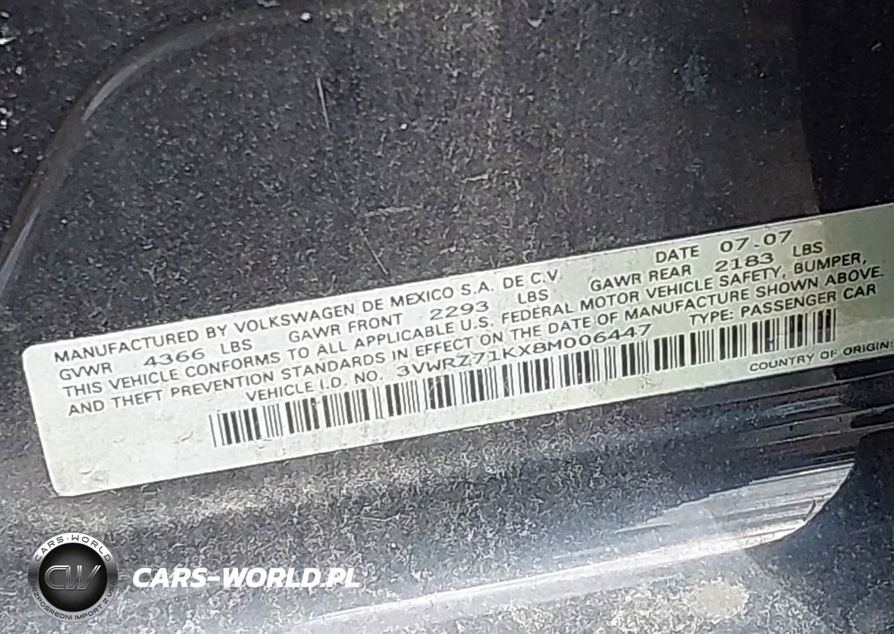 2008 Volkswagen Jetta Se-Sel VIN:3VWRZ71KX8M006447 - 9