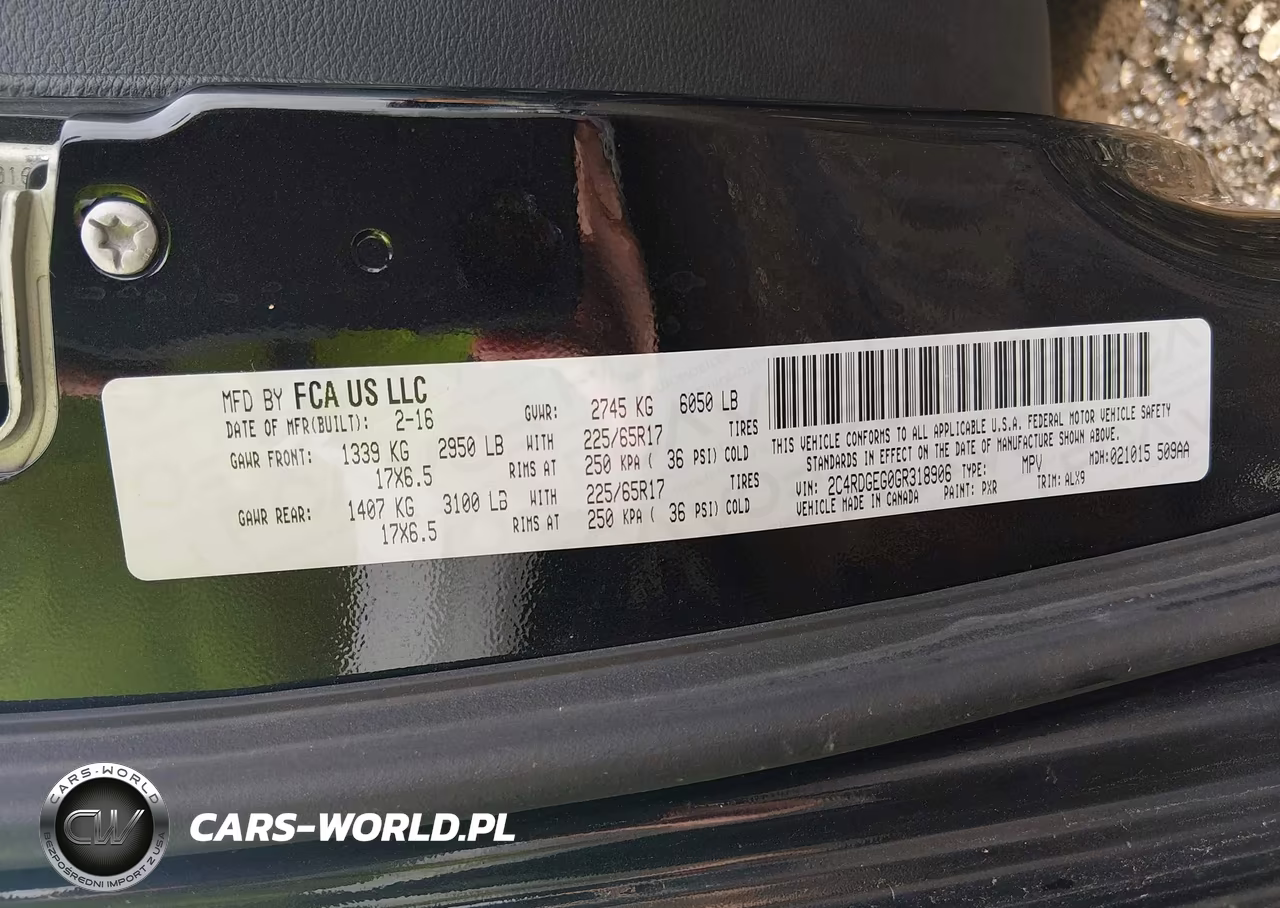 2016 Dodge Grand Caravan R-T VIN:2C4RDGEG0GR318906 - 9