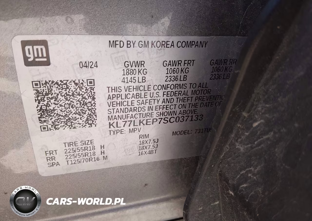 2025 Chevrolet Trax Fwd Activ VIN:KL77LKEP7SC037133 - 9