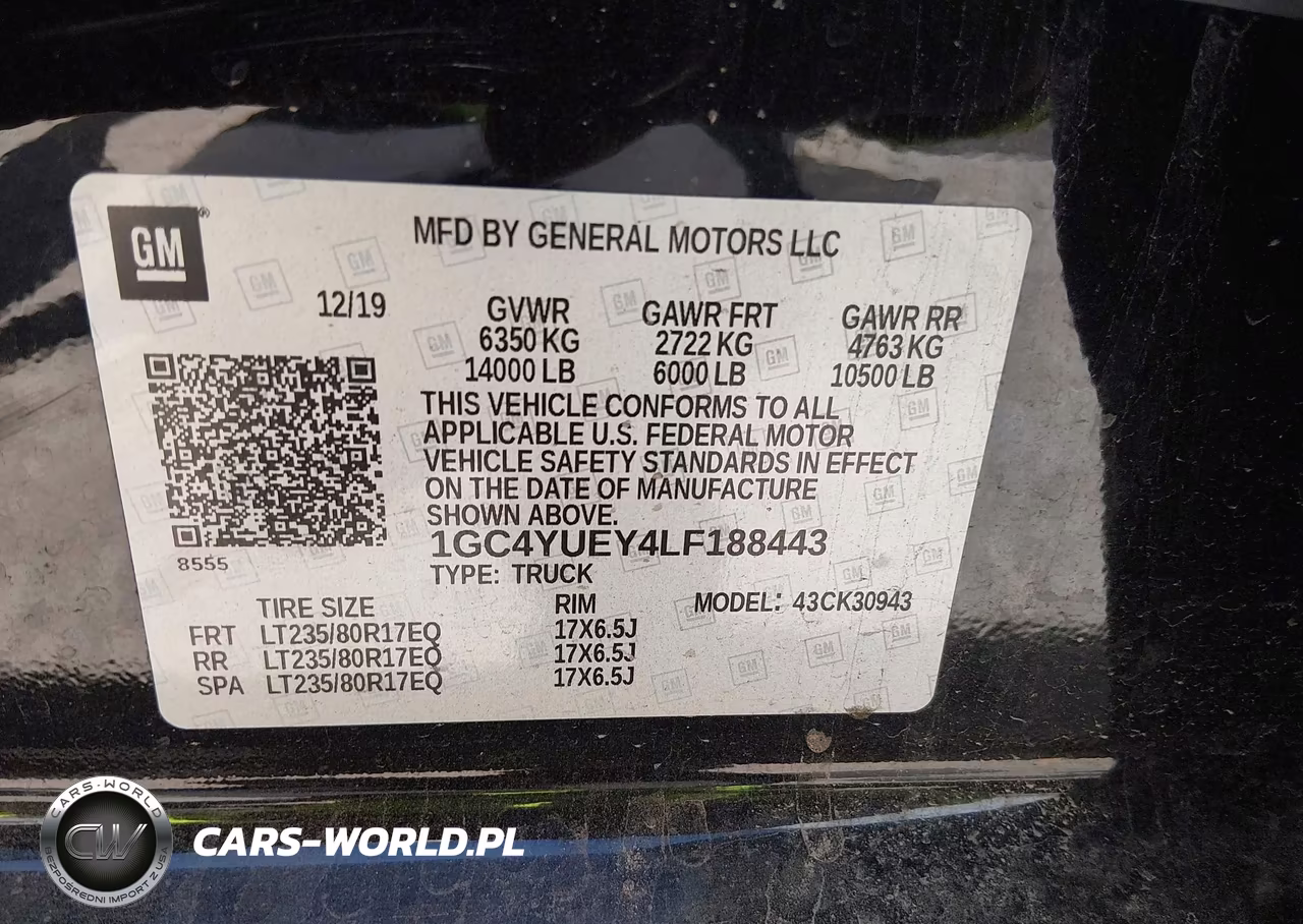2020 Chevrolet Silverado 3500Hd 4Wd Long Bed Ltz VIN:1GC4YUEY4LF188443 - 9
