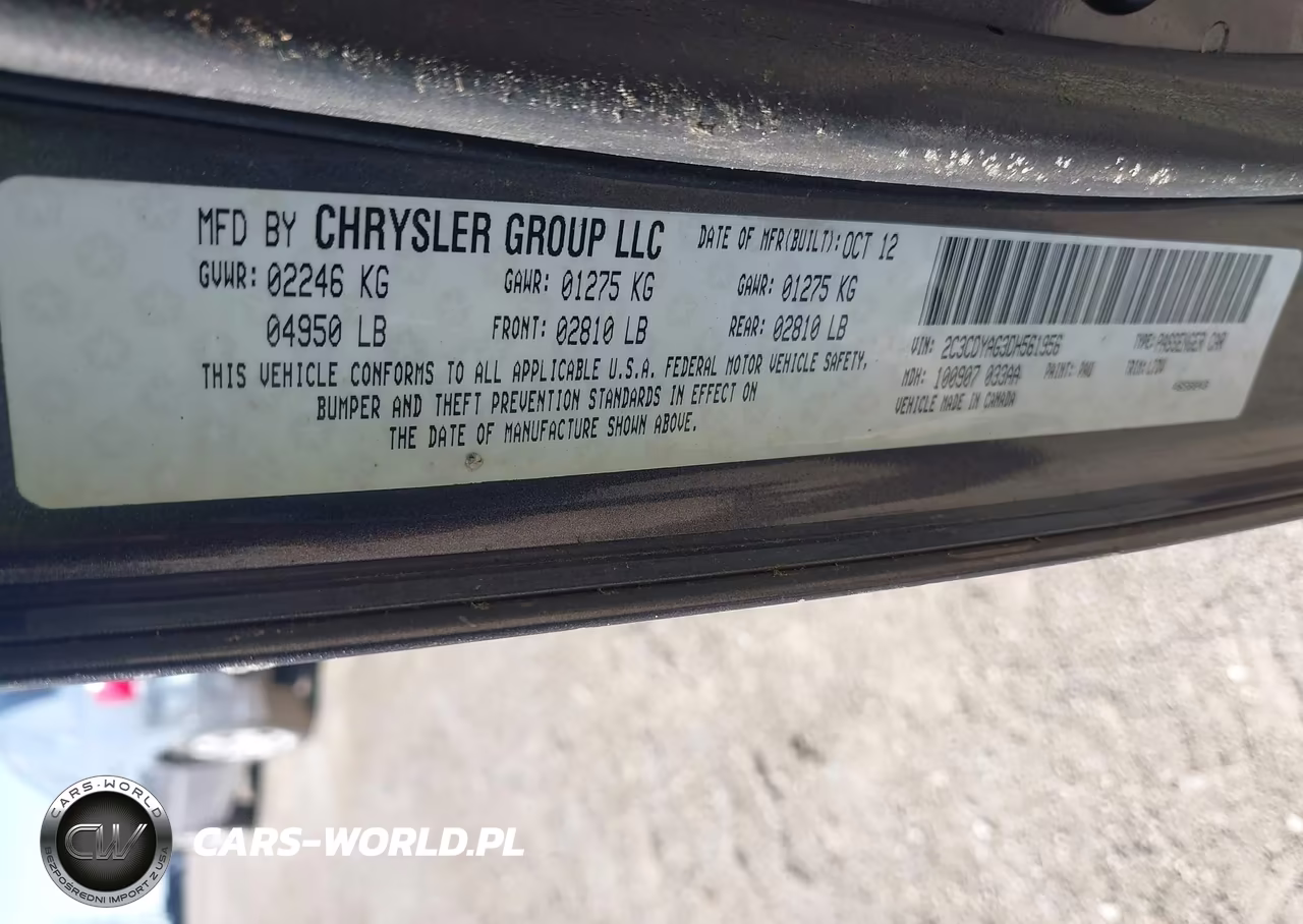 2013 Dodge Challenger Sxt VIN:2C3CDYAG3DH561956 - 9