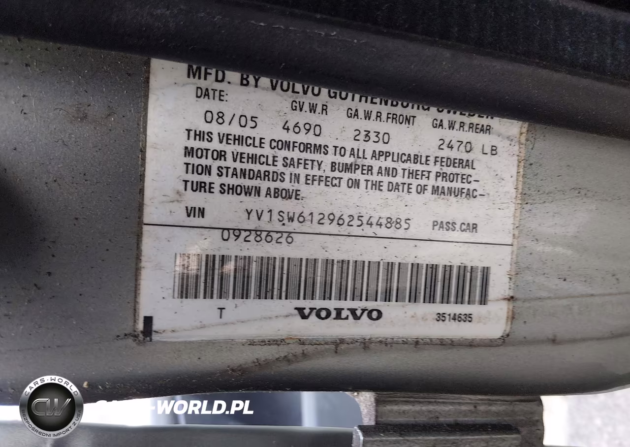 2006 Volvo V70 2.4 VIN:YV1SW612962544885 - 9