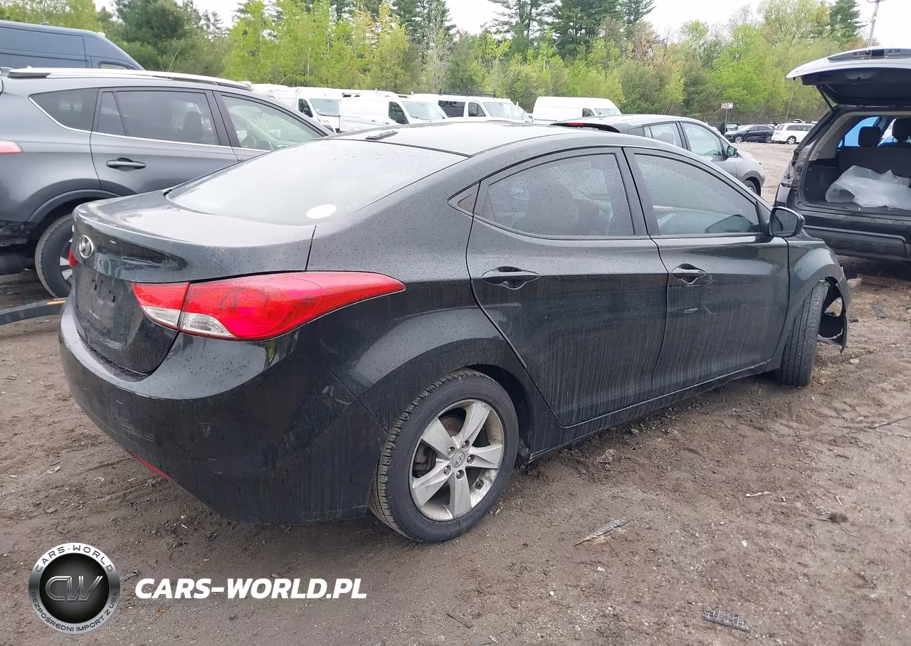 2012 Hyundai Elantra Gls (Ulsan Plant) VIN:KMHDH4AE2CU183339 - 4