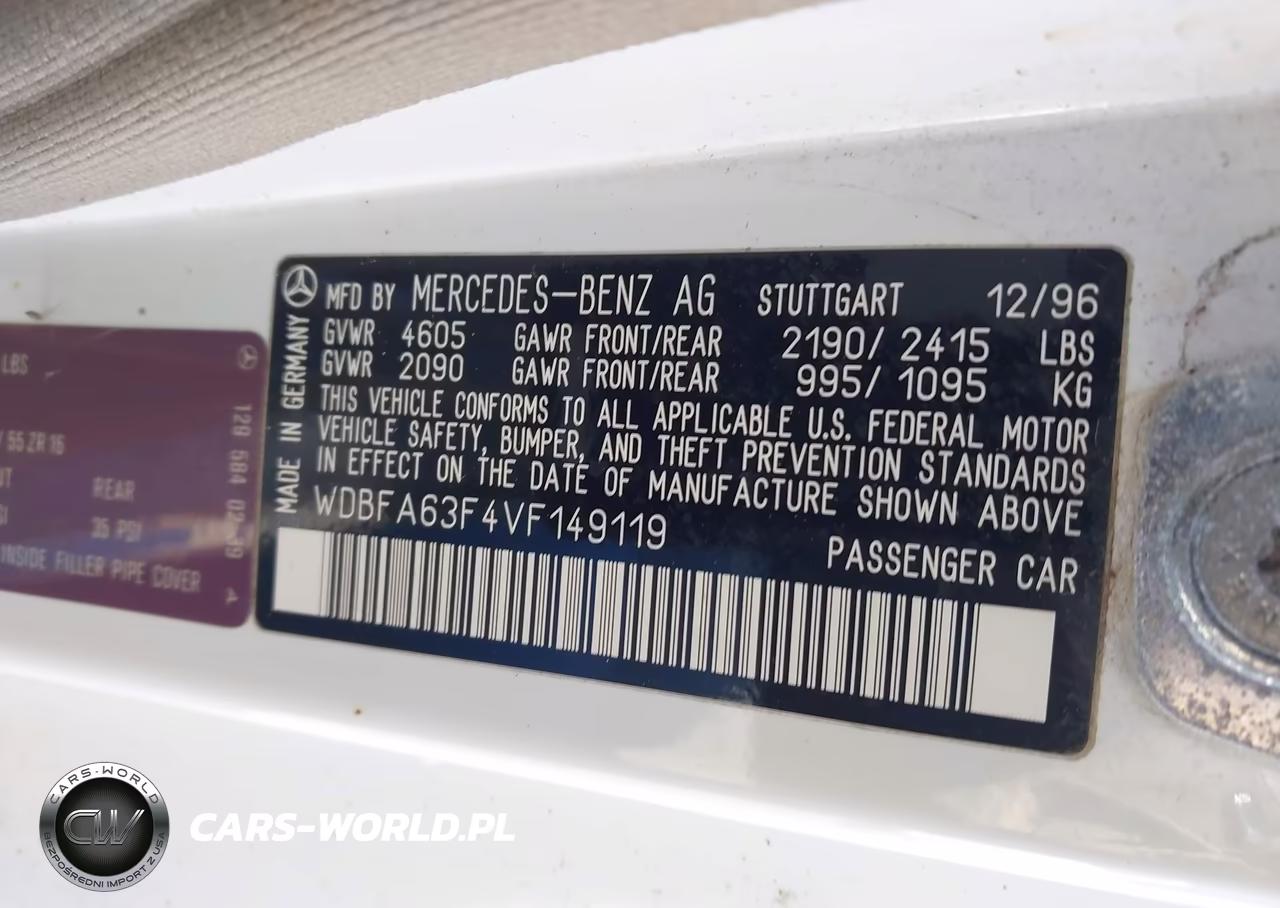 1997 Mercedes-Benz Sl 320 VIN:WDBFA63F4VF149119 - 9