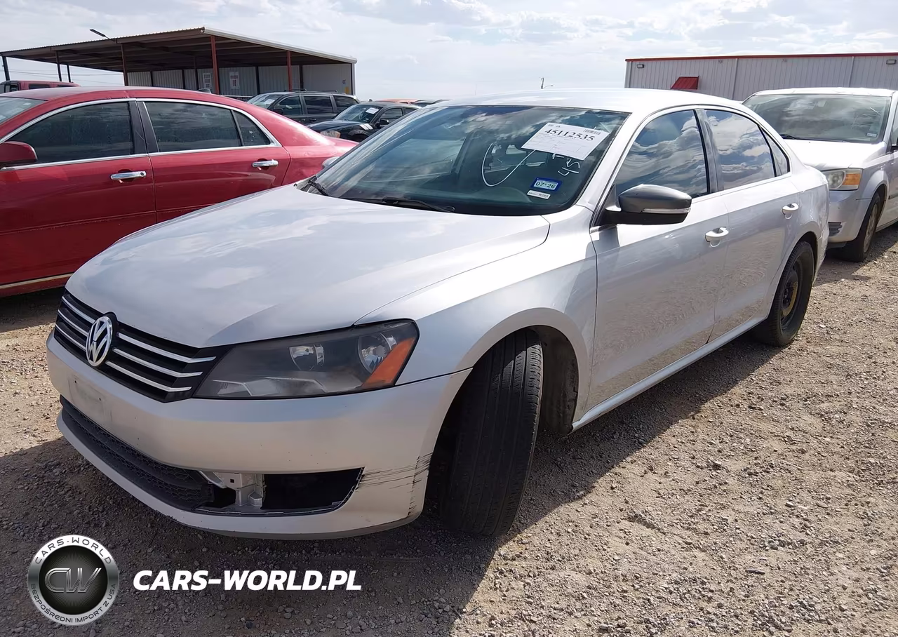 2013 Volkswagen Passat 2.5L Se VIN:1VWBP7A35DC122800 - 2