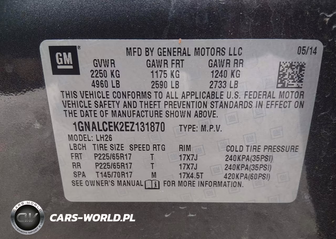 2014 Chevrolet Equinox 2Lt VIN:1GNALCEK2EZ131870 - 9