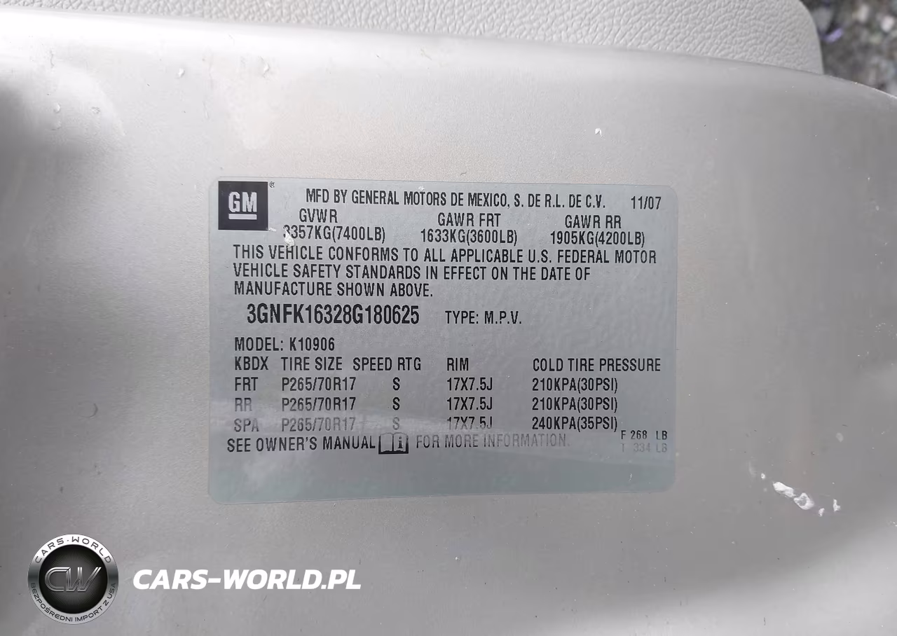 2008 Chevrolet Suburban 1500 Lt VIN:3GNFK16328G180625 - 9