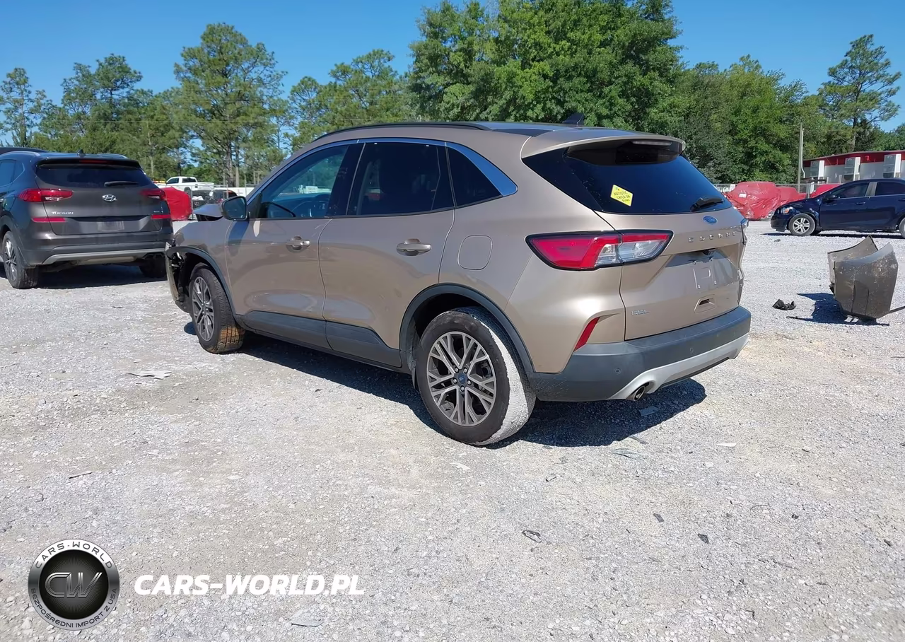 2021 Ford Escape Sel Hybrid VIN:1FMCU0CZ1MUA42537 - 3