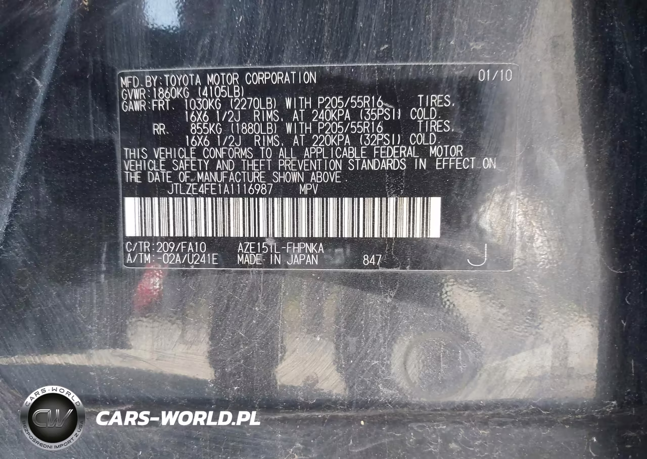 2010 Scion Xb VIN:JTLZE4FE1A1116987 - 9