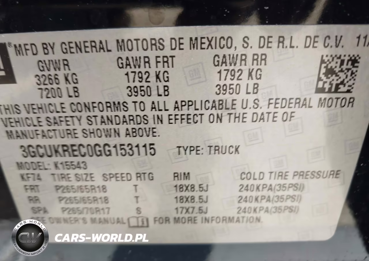 2016 Chevrolet Silverado 1500 2Lt VIN:3GCUKREC0GG153115 - 9