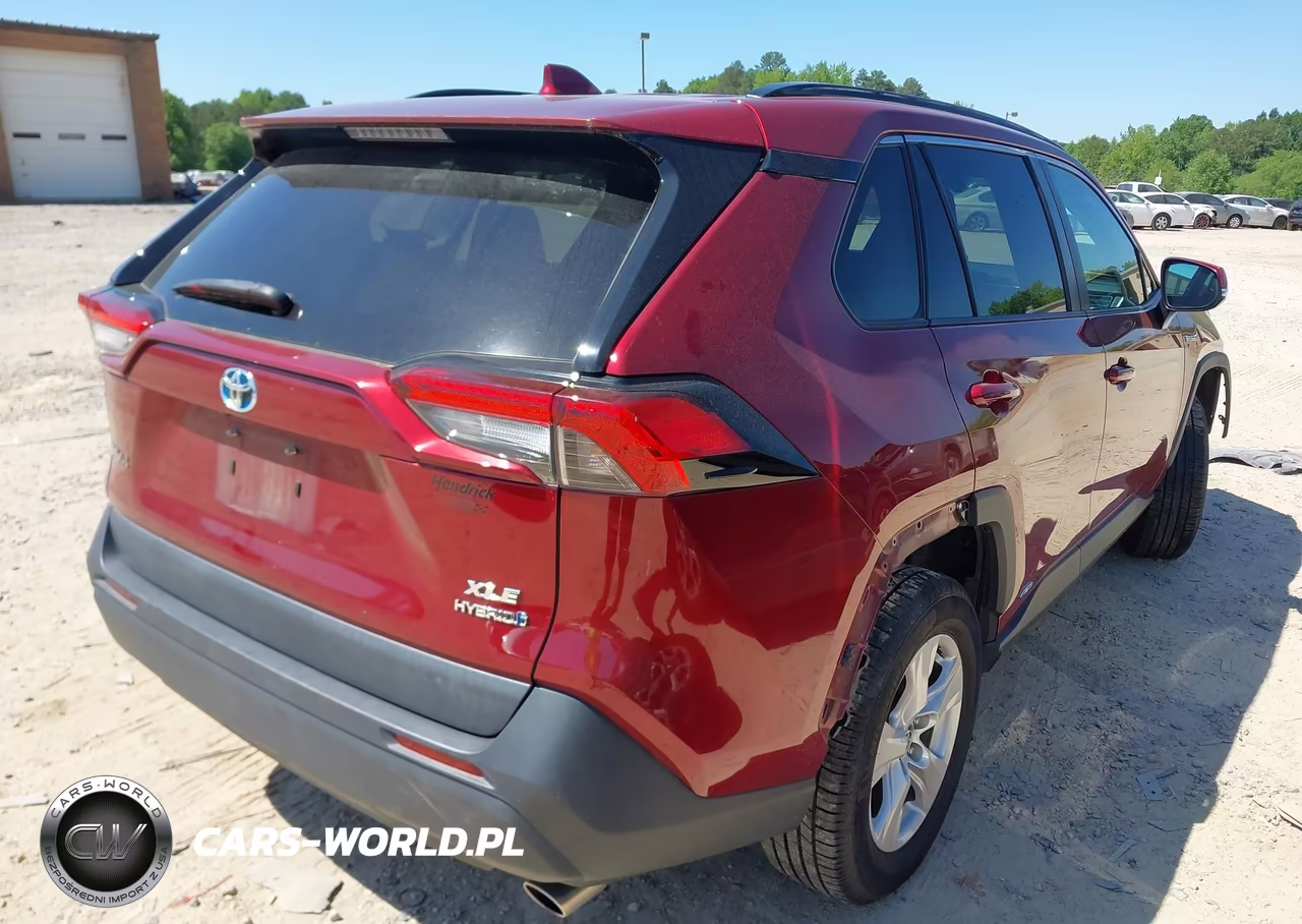 2021 Toyota Rav4 Hybrid Xle VIN:4T3RWRFV4MU018080 - 4