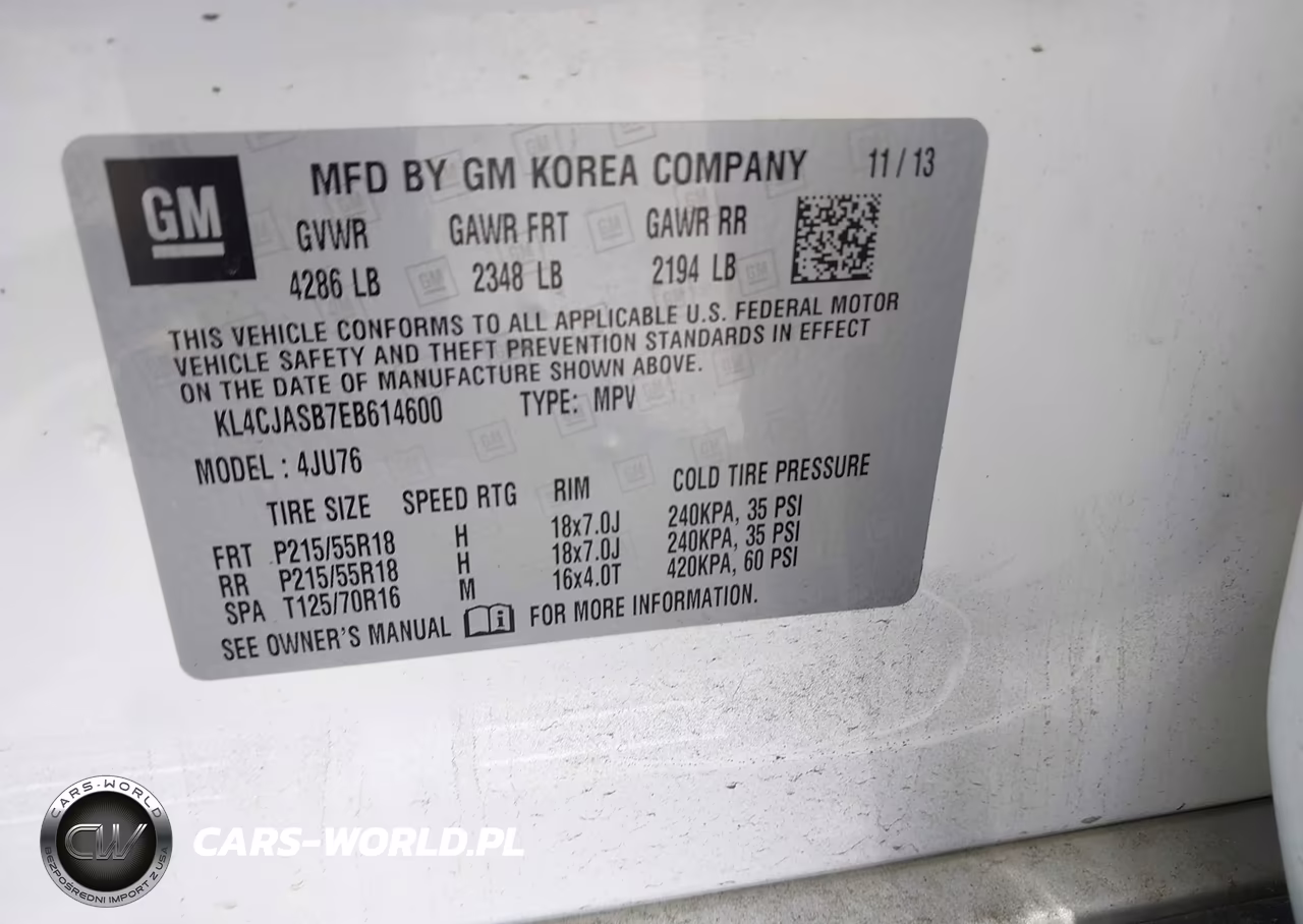 2014 Buick Encore VIN:KL4CJASB7EB614600 - 9