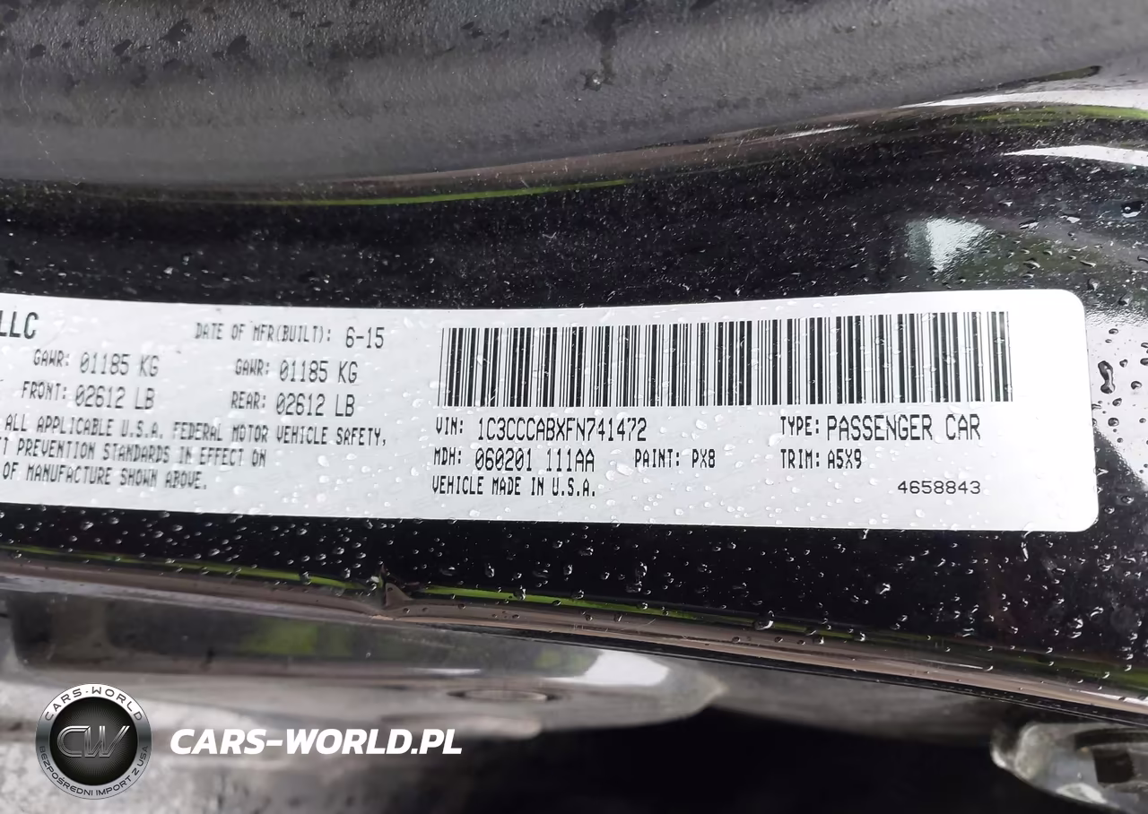 2015 Chrysler 200 Limited VIN:1C3CCCABXFN741472 - 9