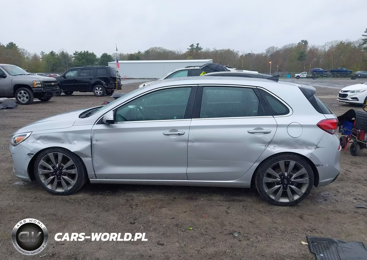 2018 Hyundai Elantra Gt Sport VIN:KMHH55LC6JU071412 - 14
