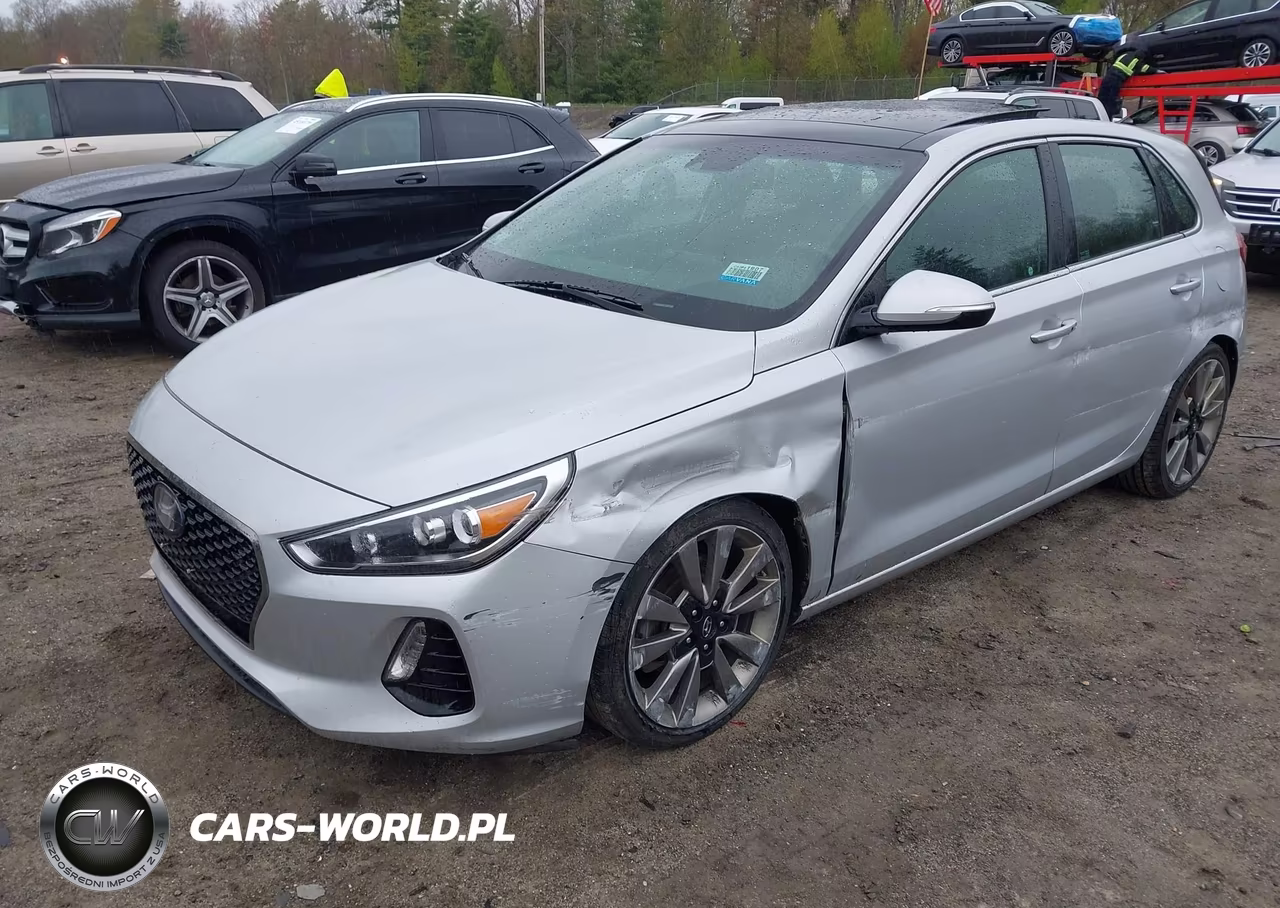 2018 Hyundai Elantra Gt Sport VIN:KMHH55LC6JU071412 - 2