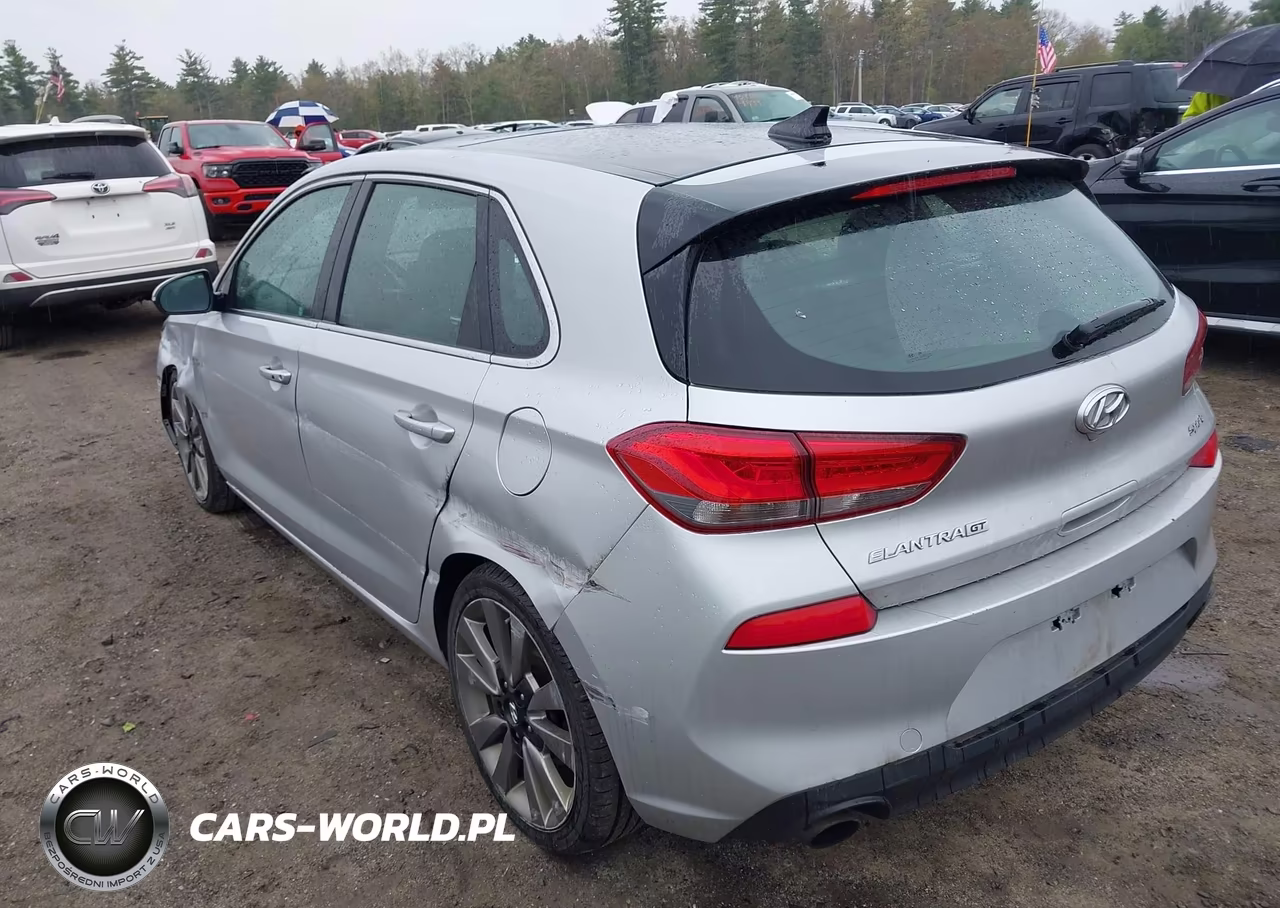 2018 Hyundai Elantra Gt Sport VIN:KMHH55LC6JU071412 - 3