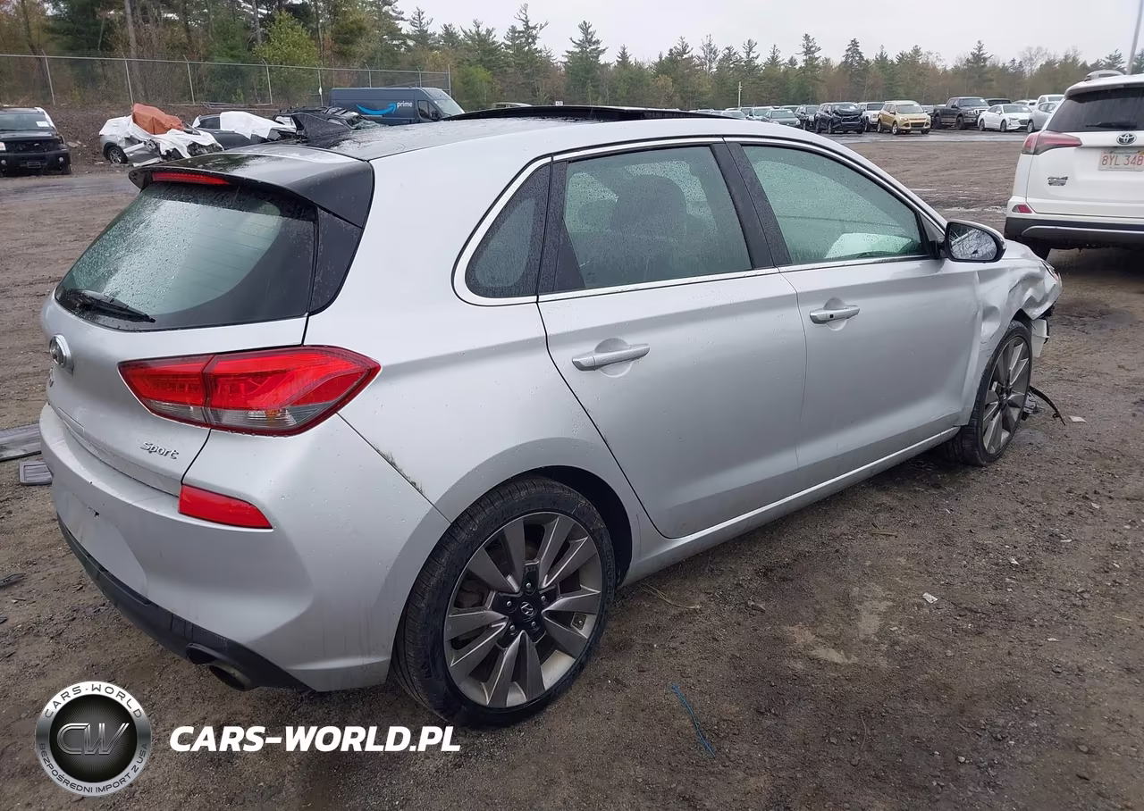 2018 Hyundai Elantra Gt Sport VIN:KMHH55LC6JU071412 - 4