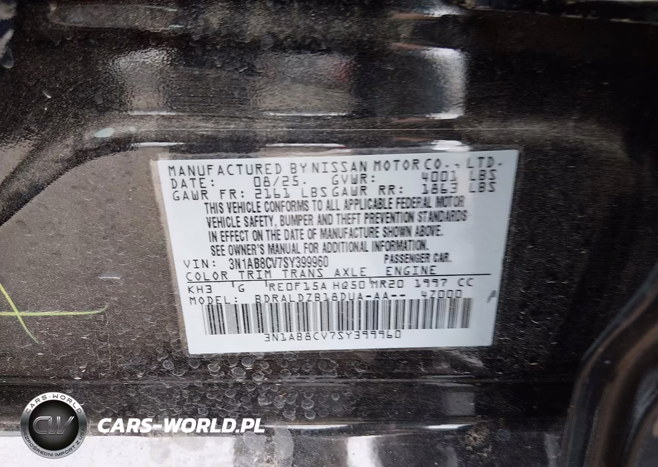2025 Nissan Sentra Sv VIN:3N1AB8CV7SY399960 - 9