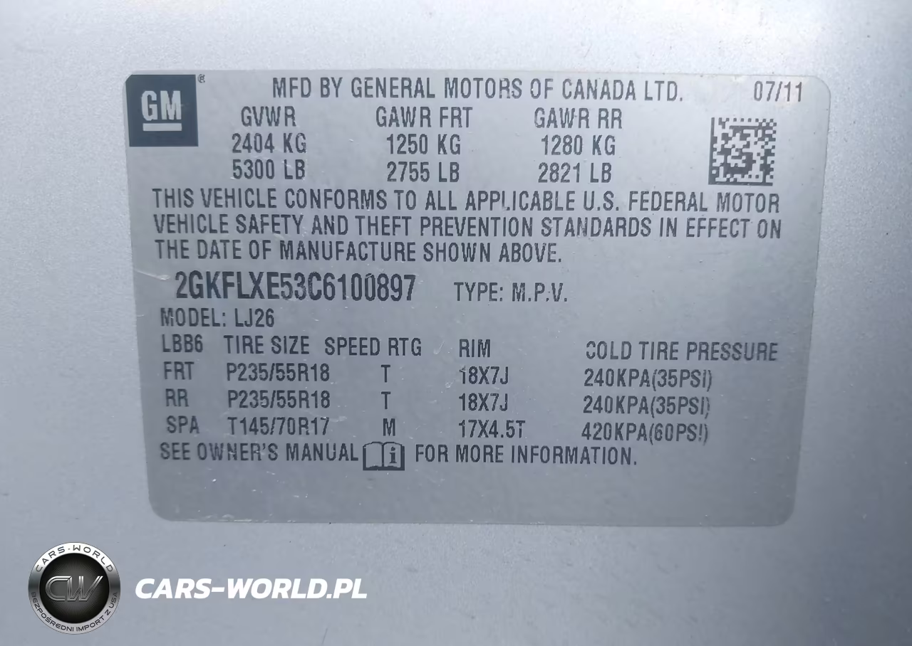 2012 GMC Terrain Slt-2 VIN:2GKFLXE53C6100897 - 9