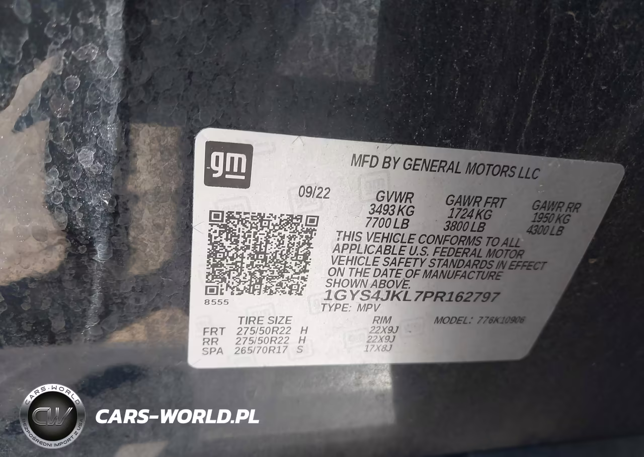 2023 Cadillac Escalade Esv 4Wd Luxury VIN:1GYS4JKL7PR162797 - 9