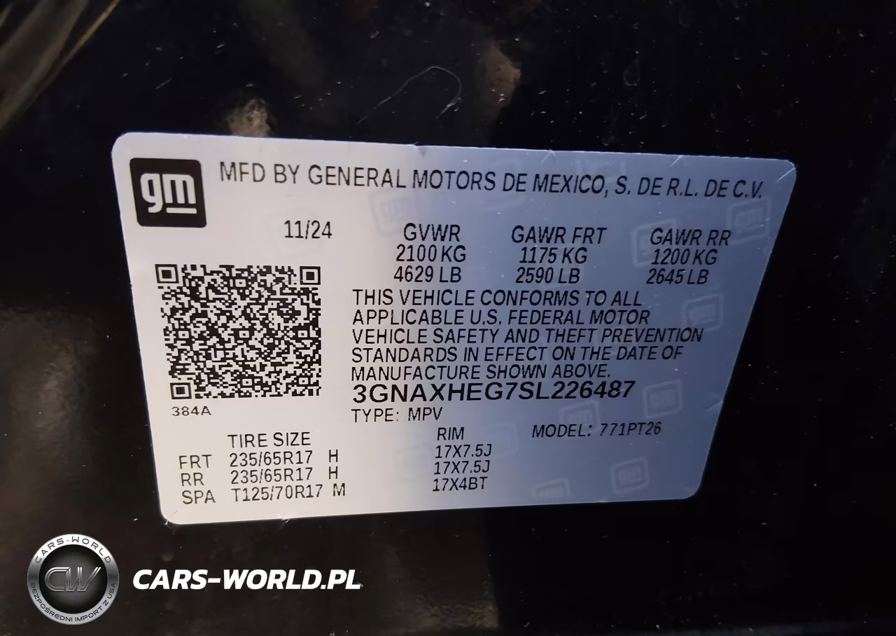 2025 CHEVROLET EQUINOX LT VIN:3GNAXHEG7SL226487 - 9