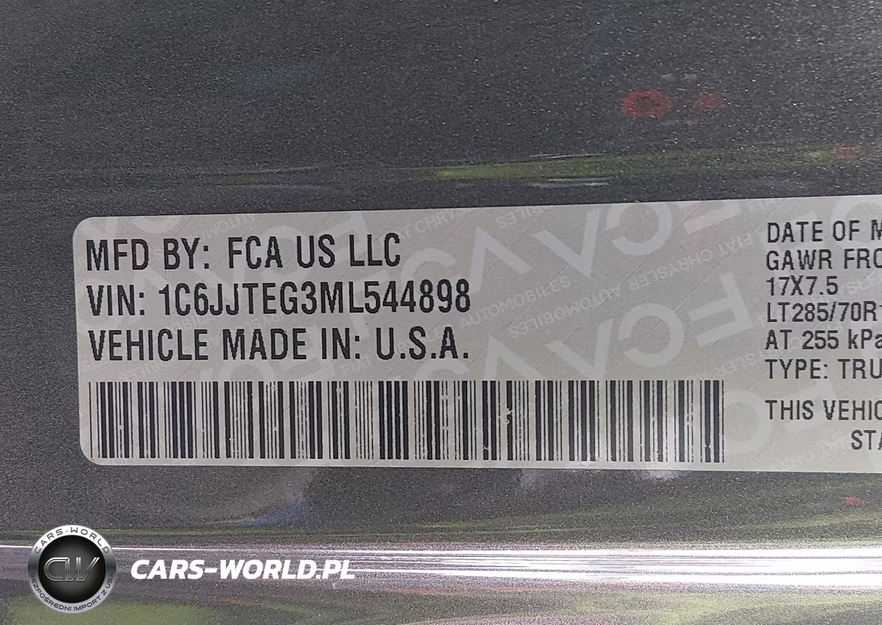 2021 Jeep Gladiator Mojave 4X4 VIN:1C6JJTEG3ML544898 - 9