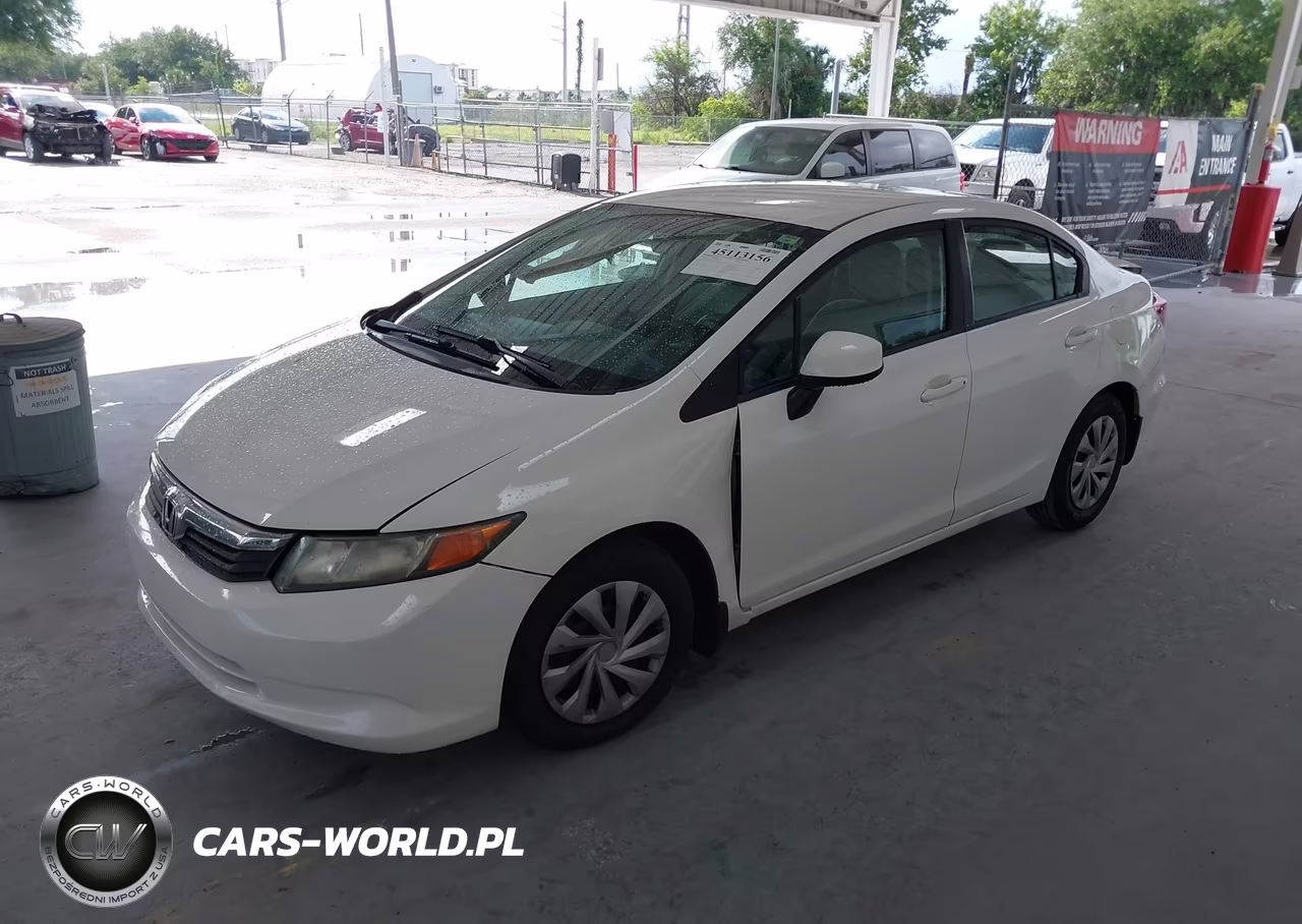 2012 Honda Civic Lx VIN:2HGFB2F58CH601824 - 2