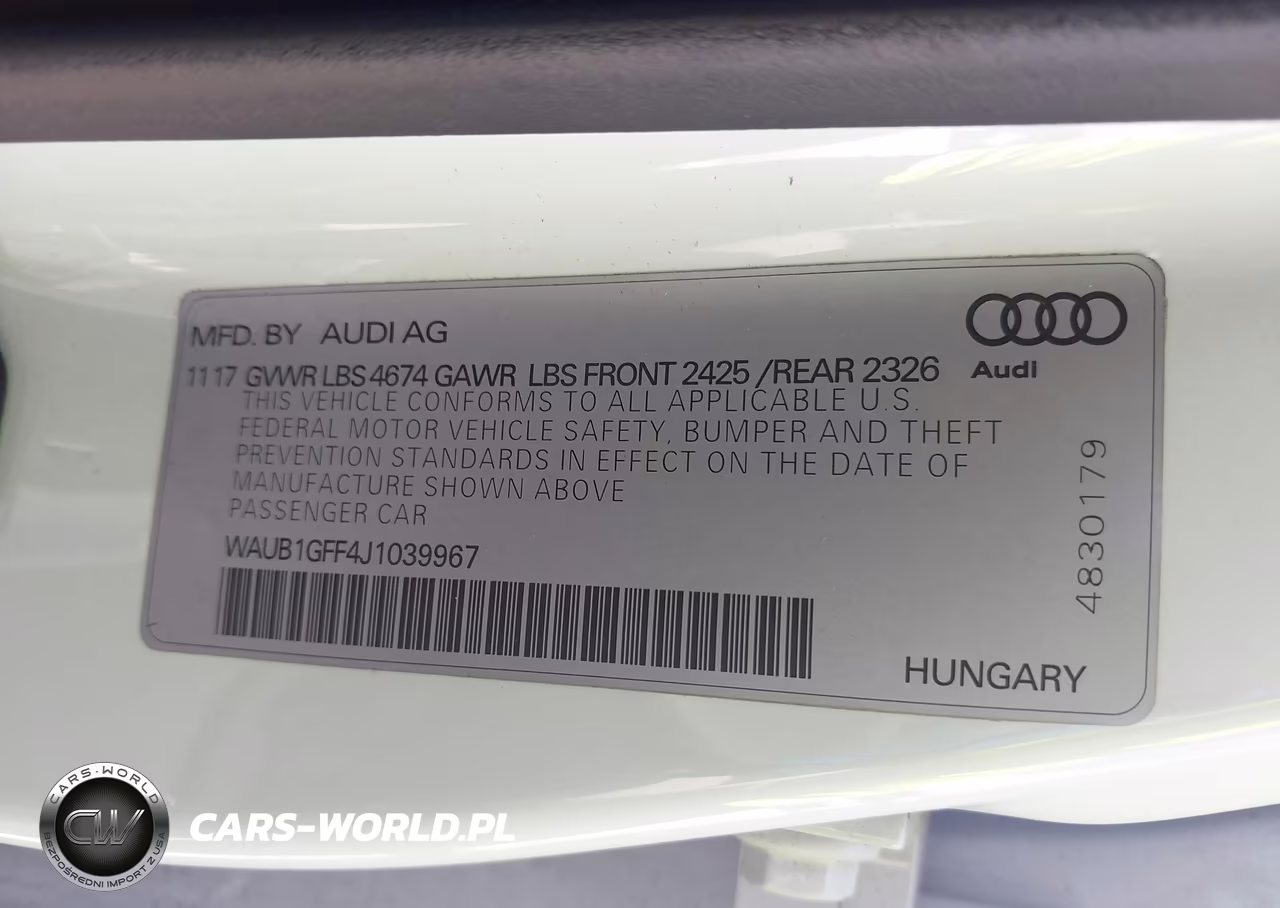 2018 Audi S3 2.0T Premium Plus-2.0T Tech Premium Plus VIN:WAUB1GFF4J1039967 - 9