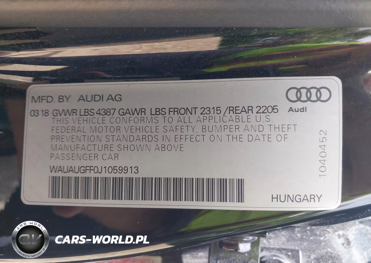 2018 Audi A3 2.0T Premium-2.0T Tech Premium VIN:WAUAUGFF0J1059913 - 9