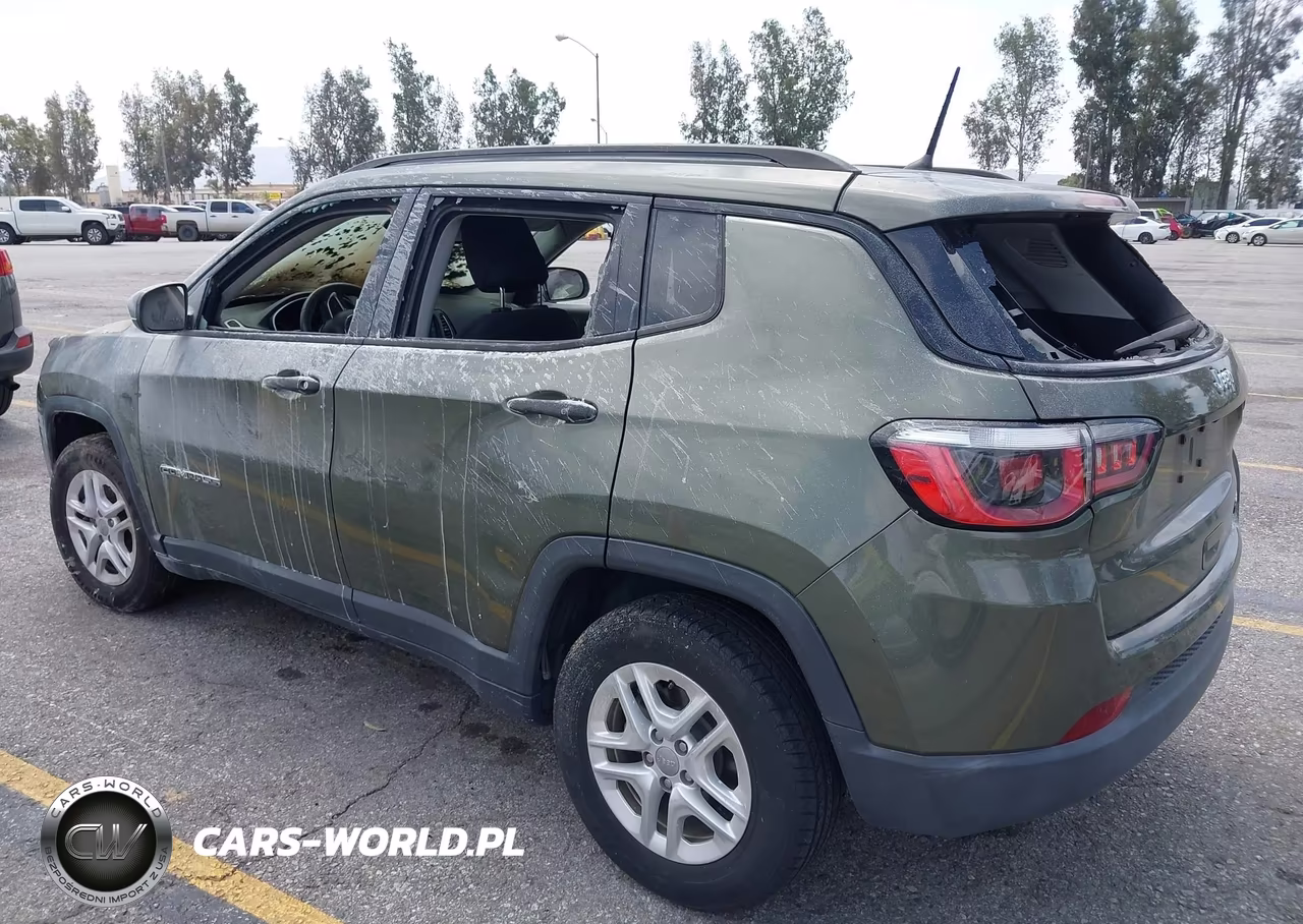 2018 Jeep Compass Sport Fwd VIN:3C4NJCAB9JT124521 - 3