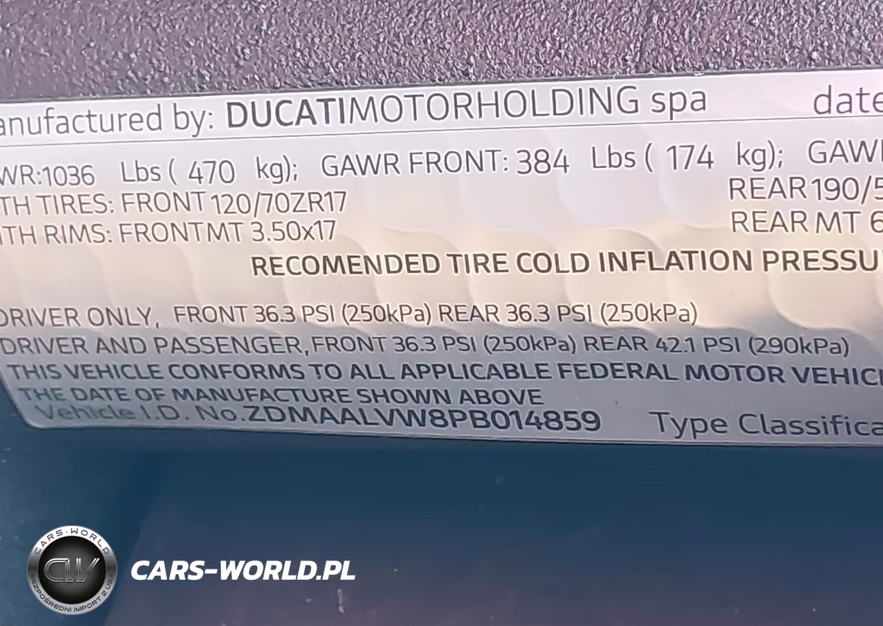 2023 Ducati Multistrada V4-V4S-V4 S Sport-V4 Pikes Peak VIN:ZDMAALVW8PB014859 - 10