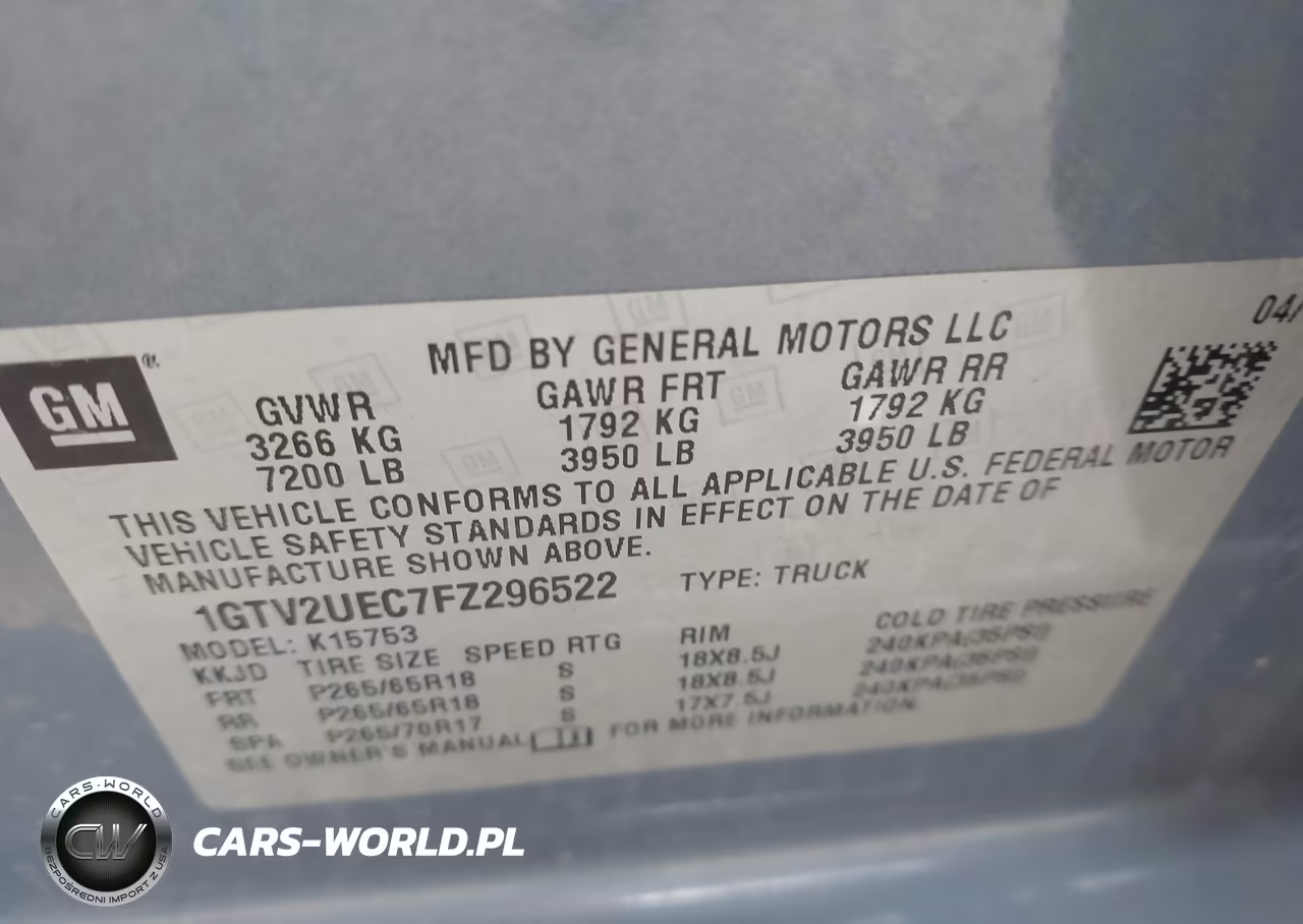 2015 GMC Sierra 1500 Sle VIN:1GTV2UEC7FZ296522 - 9
