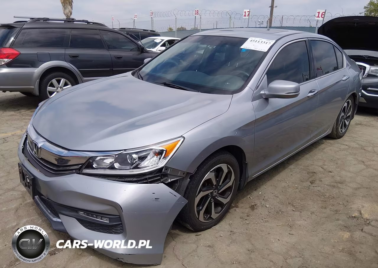 2017 Honda Accord Ex-L V6 VIN:1HGCR3F8XHA041745 - 2