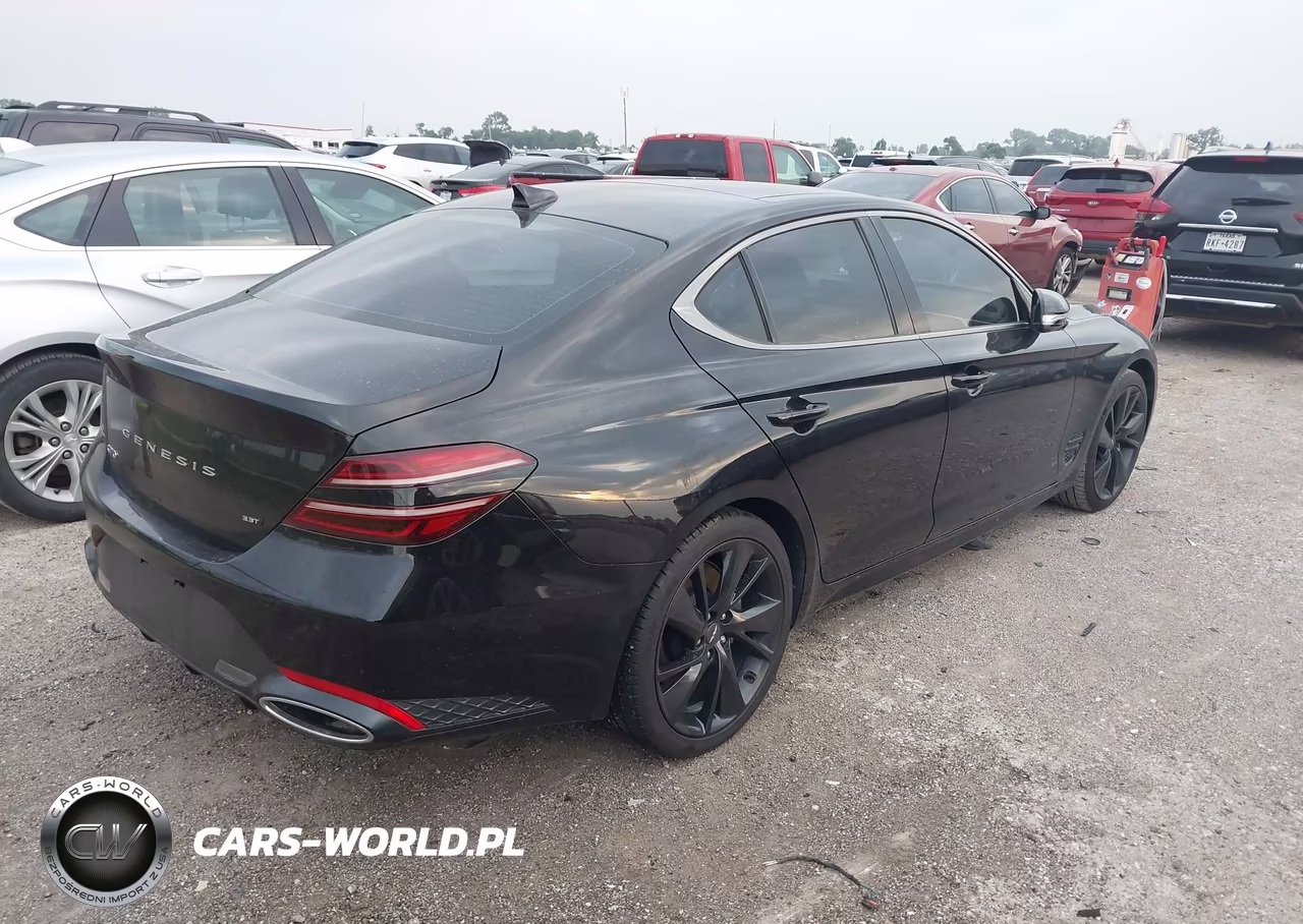 2022 Genesis G70 3.3T Rwd VIN:KMTG54TE6NU091811 - 4